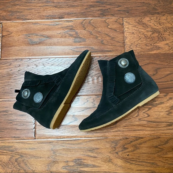 Giuseppe Zanotti Dalila Suede Fringe Boots - Picture 3 of 14